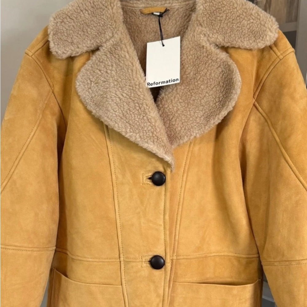 Reformation Parmesan shearling Jacket - image 2